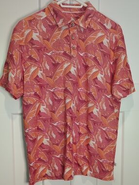 Tommy Bahama Mens Islandzone Jungle Bay Polo Shirt Size M